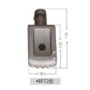 BF72 Flat Cutting Tooth – Tungsten Carbide Reinforced Rotary Drilling Tooth