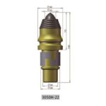 3050H-22 Standard Rotary Drilling Bullet Tooth