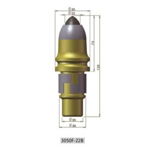 硬岩型旋挖截齿1 3050F-22B Hard Rock Rotary Drilling Bullet Tooth